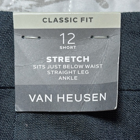 Van Heusen Classic Fit Ankle Stretch Denim Trouser Size 12 Short - Picture 7 of 11